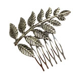Silver Plated Leaf Comb 4.959€ #51225PNC012